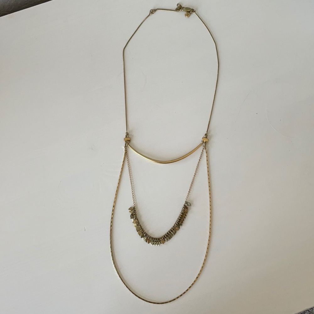 NWOT Madewell triple layered necklace